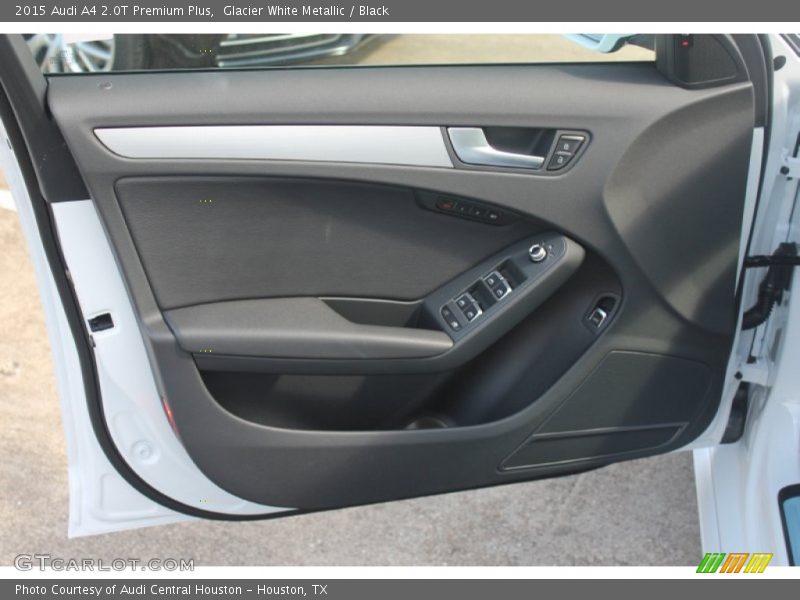 Glacier White Metallic / Black 2015 Audi A4 2.0T Premium Plus