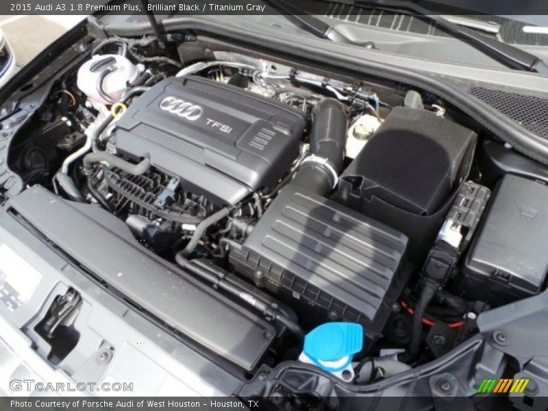 Brilliant Black / Titanium Gray 2015 Audi A3 1.8 Premium Plus
