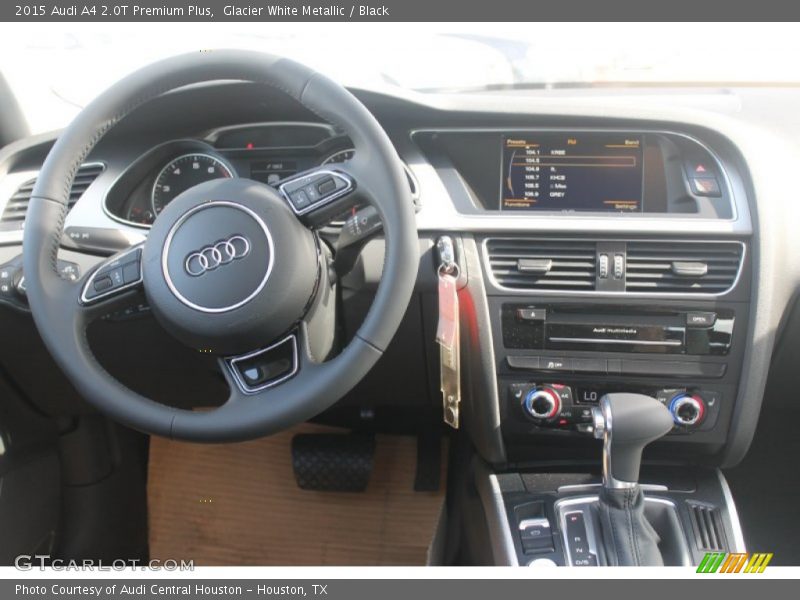 Glacier White Metallic / Black 2015 Audi A4 2.0T Premium Plus