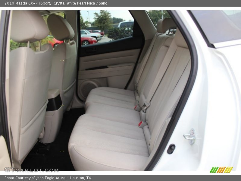 Crystal White Pearl Mica / Sand 2010 Mazda CX-7 i Sport