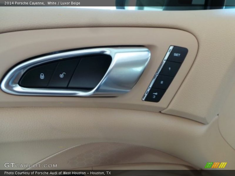 White / Luxor Beige 2014 Porsche Cayenne