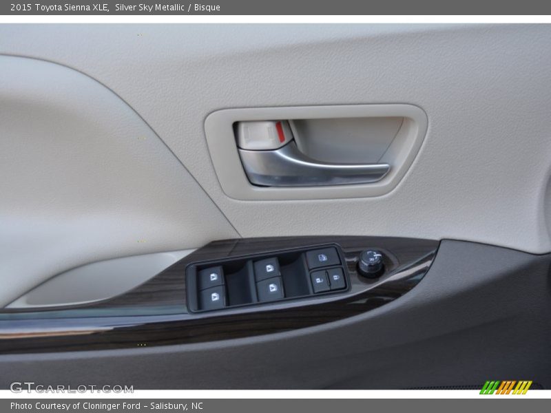 Silver Sky Metallic / Bisque 2015 Toyota Sienna XLE