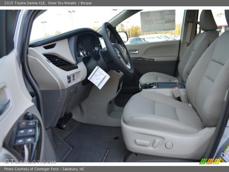 Silver Sky Metallic / Bisque 2015 Toyota Sienna XLE