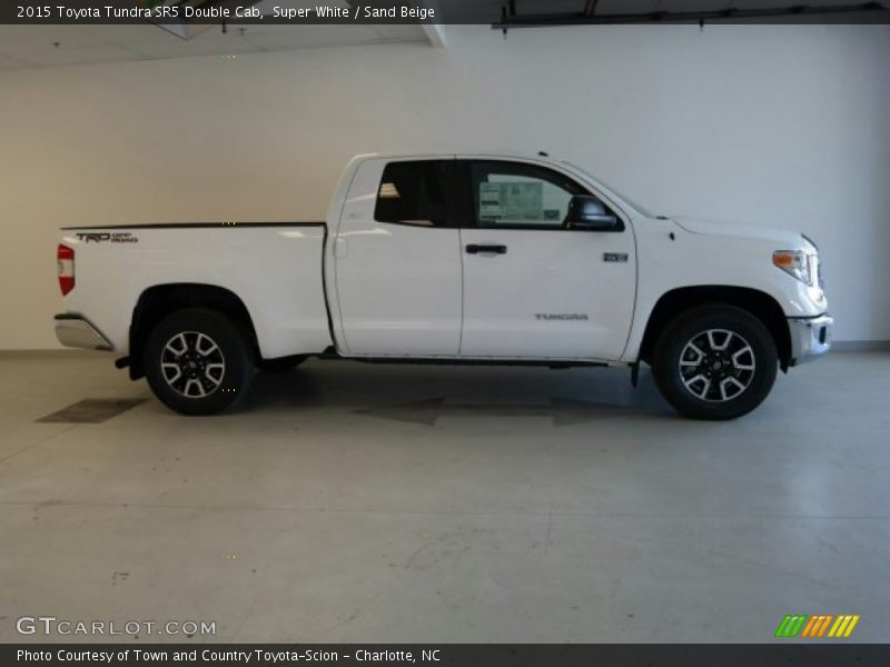 Super White / Sand Beige 2015 Toyota Tundra SR5 Double Cab