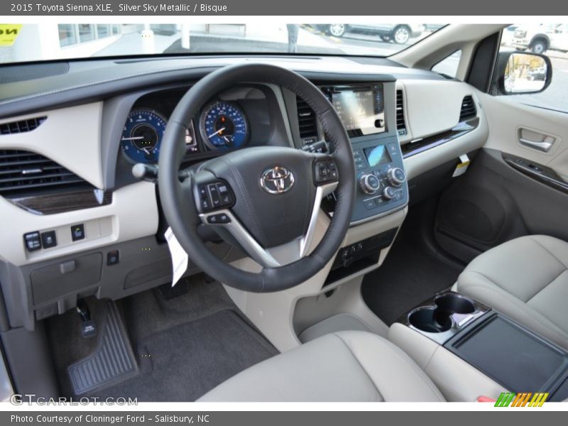 Bisque Interior - 2015 Sienna XLE 
