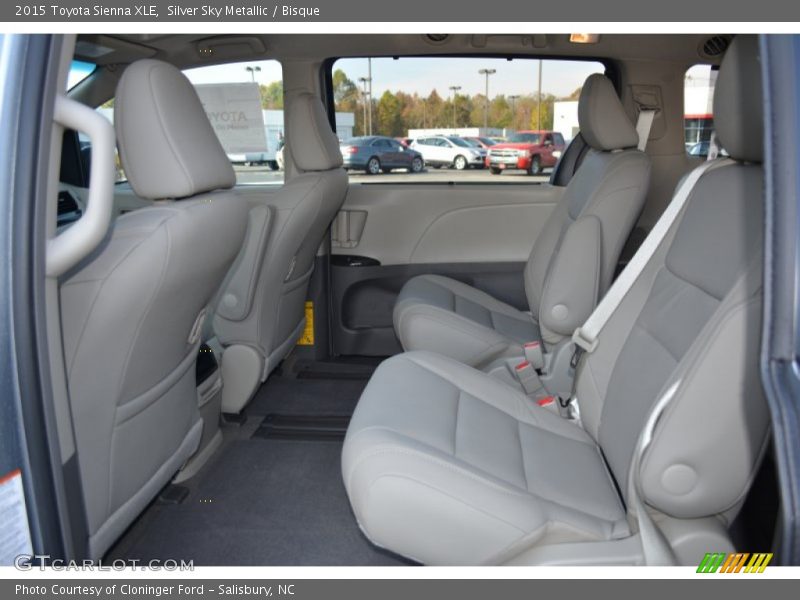 Rear Seat of 2015 Sienna XLE
