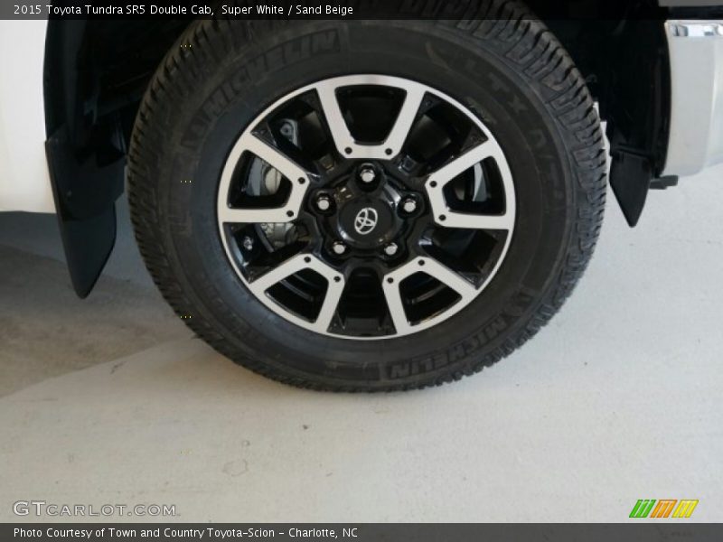 Super White / Sand Beige 2015 Toyota Tundra SR5 Double Cab