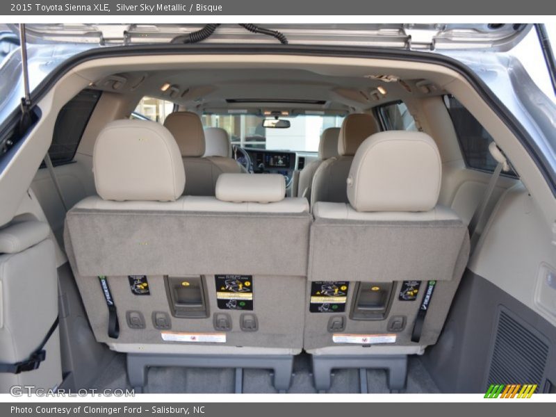  2015 Sienna XLE Trunk