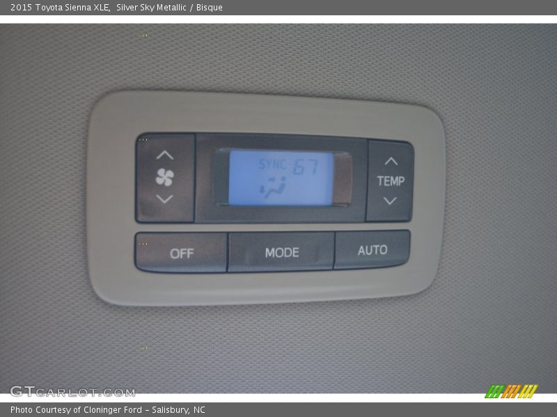 Silver Sky Metallic / Bisque 2015 Toyota Sienna XLE