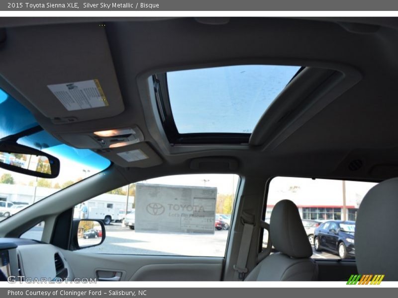 Silver Sky Metallic / Bisque 2015 Toyota Sienna XLE