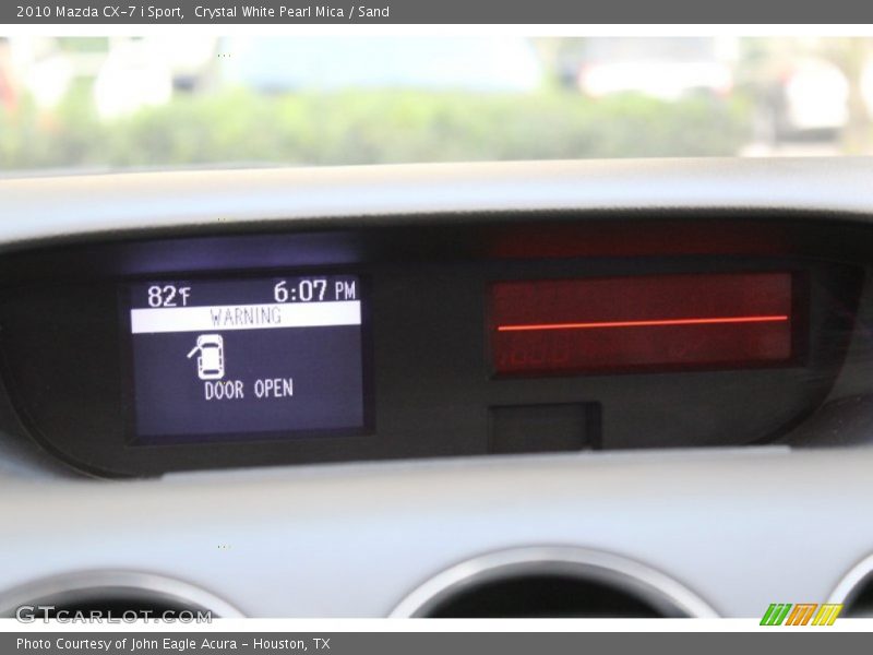 Crystal White Pearl Mica / Sand 2010 Mazda CX-7 i Sport