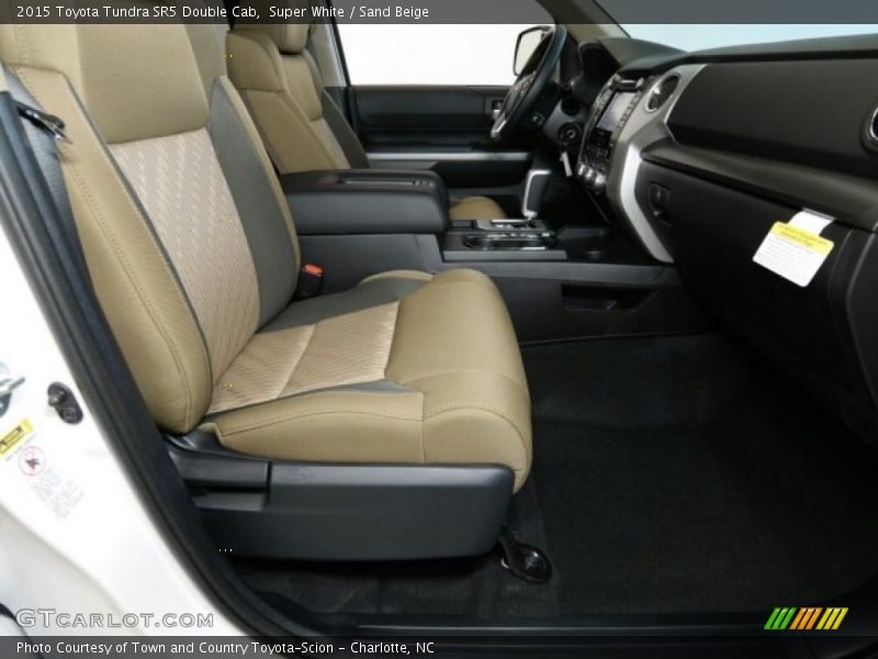 Front Seat of 2015 Tundra SR5 Double Cab