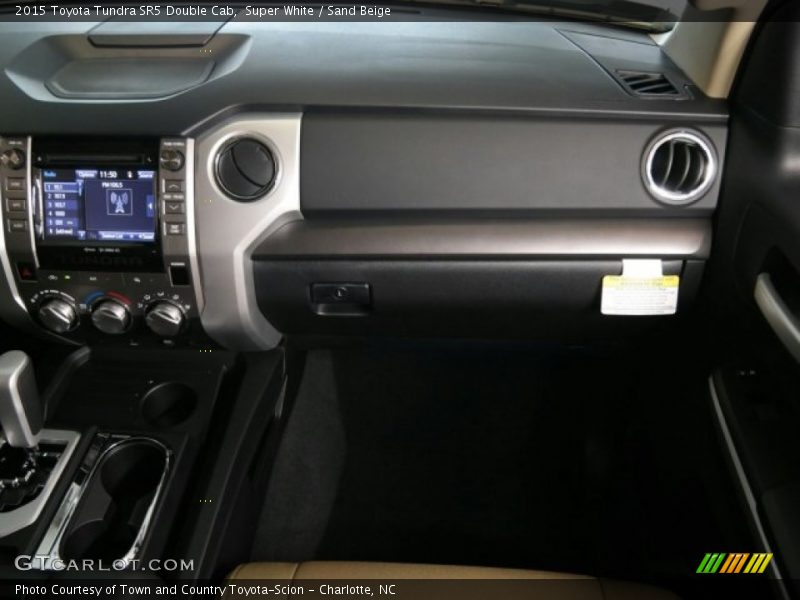 Super White / Sand Beige 2015 Toyota Tundra SR5 Double Cab