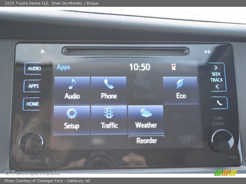 Silver Sky Metallic / Bisque 2015 Toyota Sienna XLE