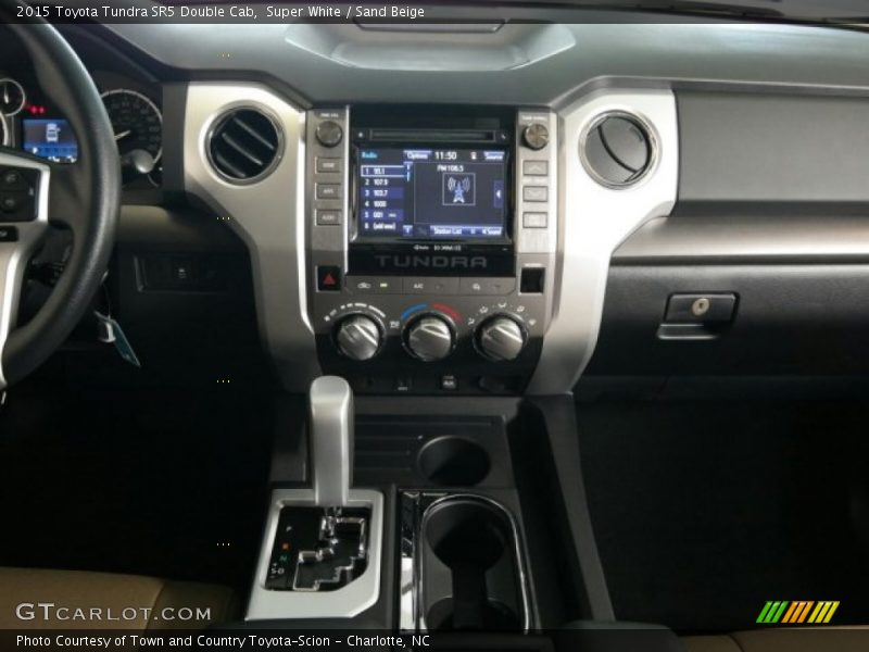 Super White / Sand Beige 2015 Toyota Tundra SR5 Double Cab