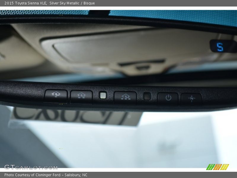 Silver Sky Metallic / Bisque 2015 Toyota Sienna XLE