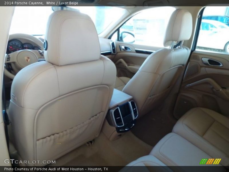 White / Luxor Beige 2014 Porsche Cayenne