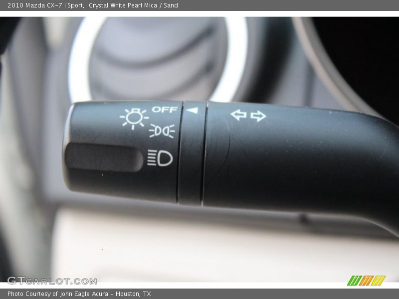 Crystal White Pearl Mica / Sand 2010 Mazda CX-7 i Sport