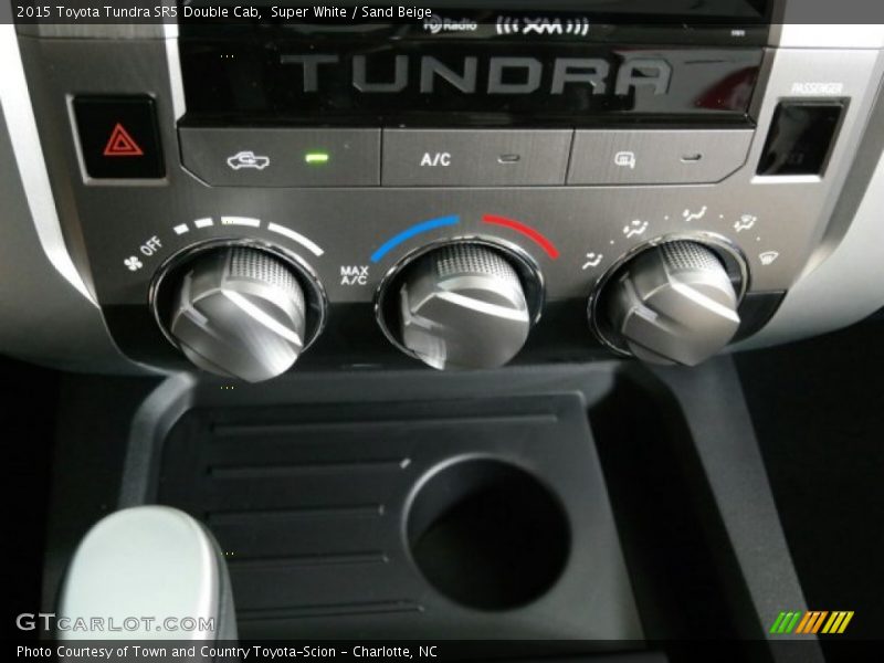 Super White / Sand Beige 2015 Toyota Tundra SR5 Double Cab