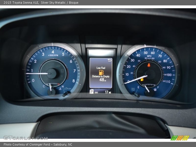  2015 Sienna XLE XLE Gauges