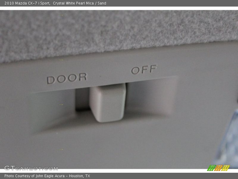 Crystal White Pearl Mica / Sand 2010 Mazda CX-7 i Sport