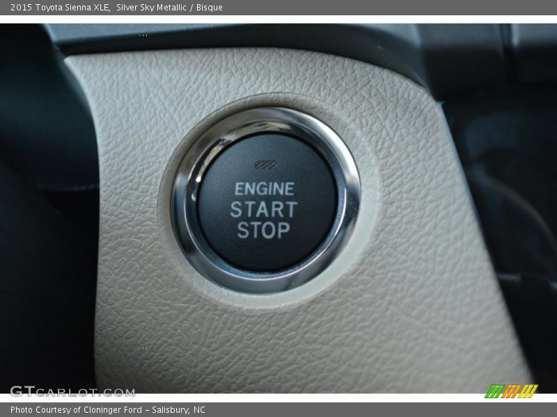 Silver Sky Metallic / Bisque 2015 Toyota Sienna XLE