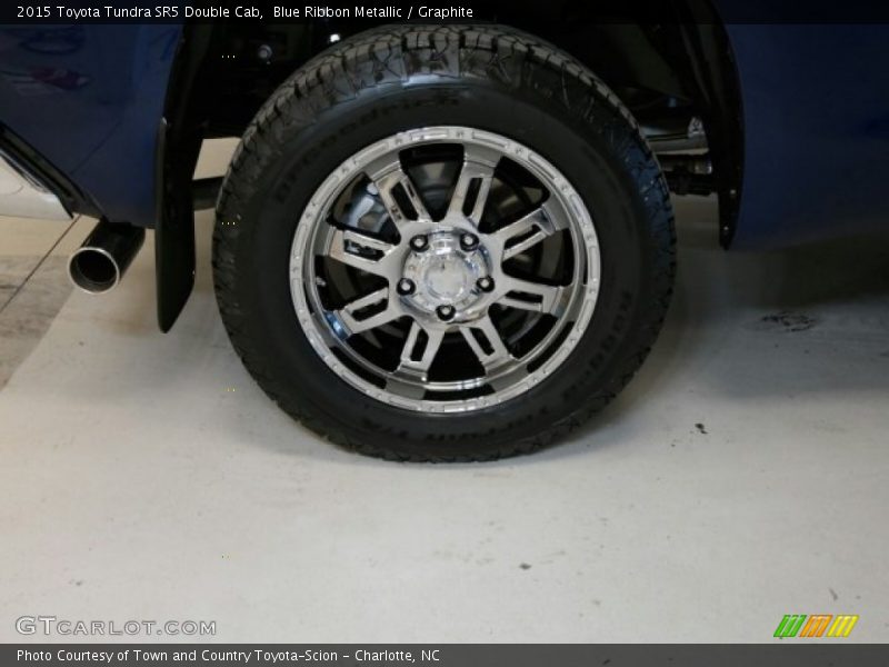 Blue Ribbon Metallic / Graphite 2015 Toyota Tundra SR5 Double Cab