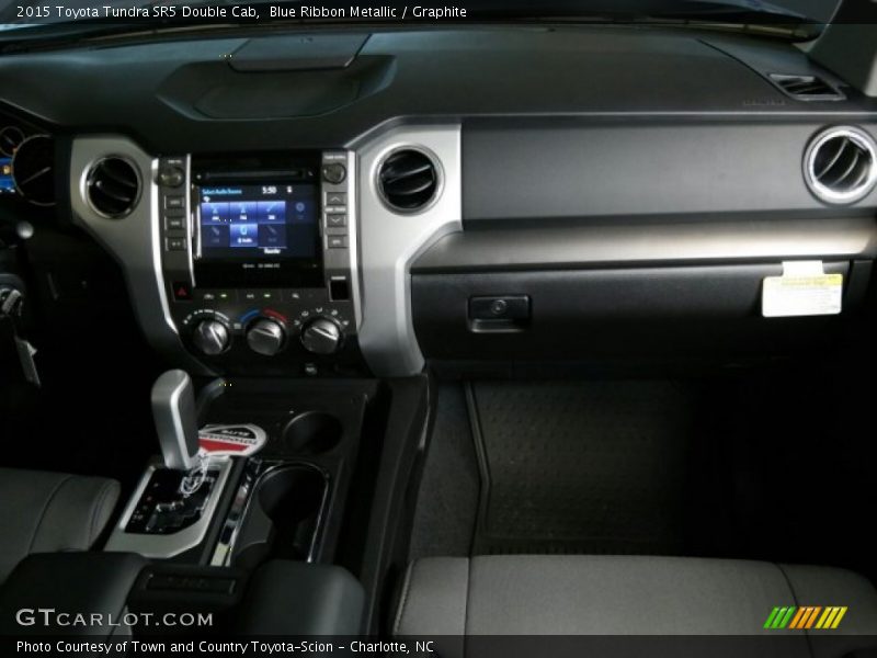 Blue Ribbon Metallic / Graphite 2015 Toyota Tundra SR5 Double Cab