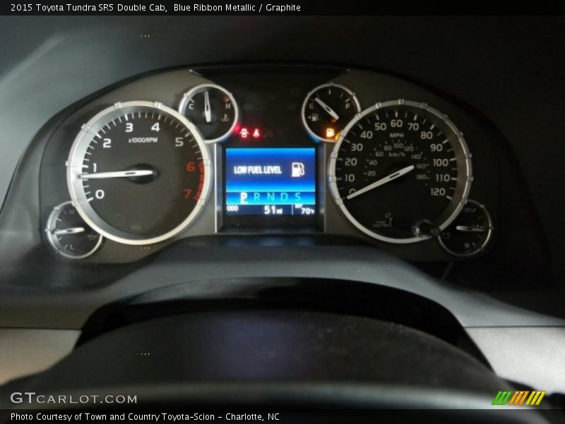 Blue Ribbon Metallic / Graphite 2015 Toyota Tundra SR5 Double Cab