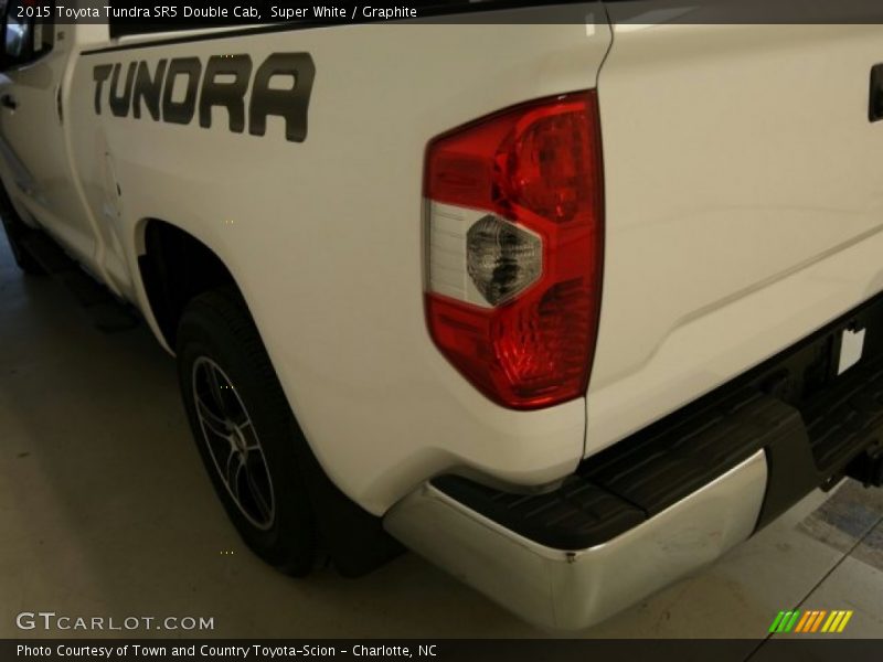 Super White / Graphite 2015 Toyota Tundra SR5 Double Cab