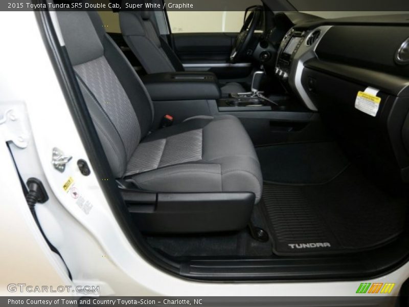 Super White / Graphite 2015 Toyota Tundra SR5 Double Cab