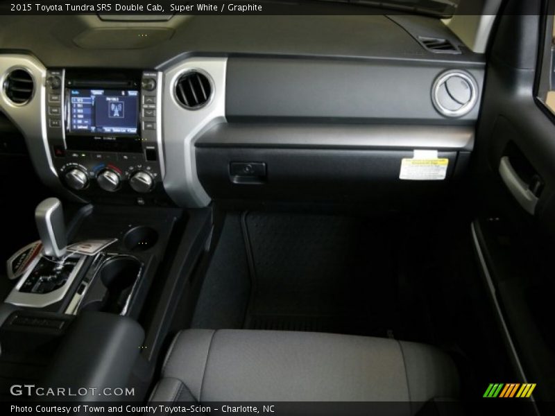 Super White / Graphite 2015 Toyota Tundra SR5 Double Cab