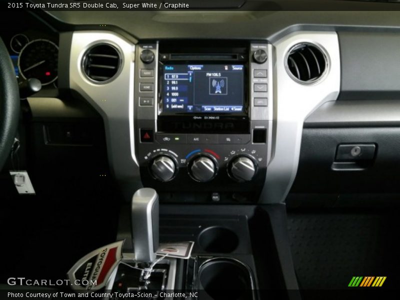 Super White / Graphite 2015 Toyota Tundra SR5 Double Cab