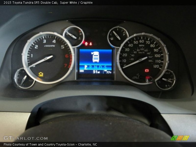 Super White / Graphite 2015 Toyota Tundra SR5 Double Cab