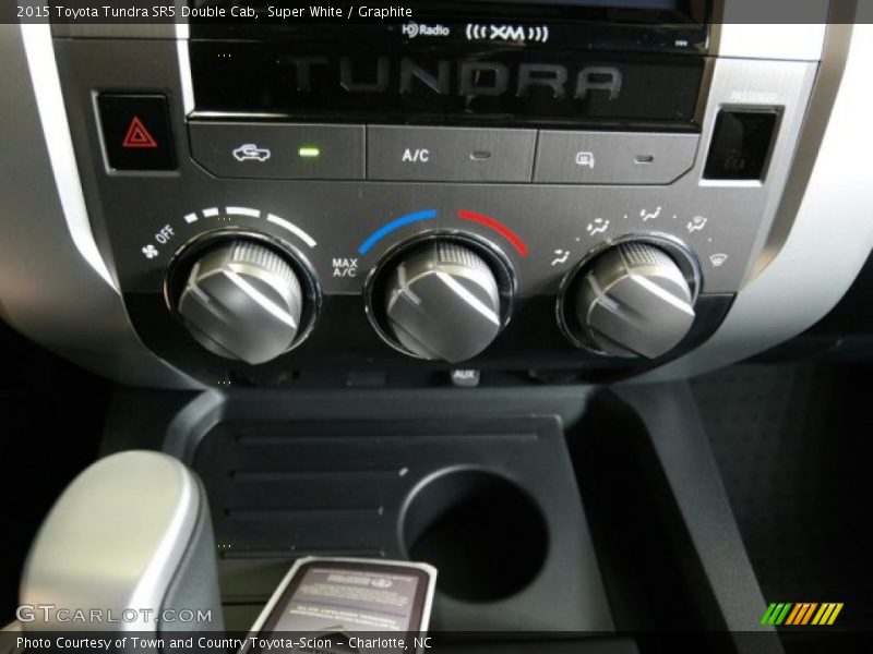 Super White / Graphite 2015 Toyota Tundra SR5 Double Cab