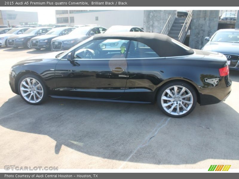 Brilliant Black / Black 2015 Audi A5 Premium Plus quattro Convertible
