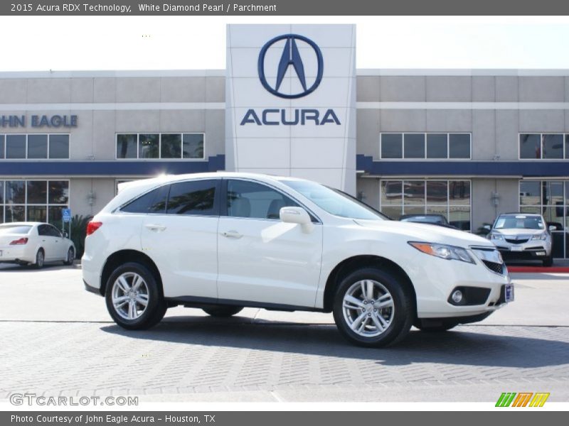 White Diamond Pearl / Parchment 2015 Acura RDX Technology