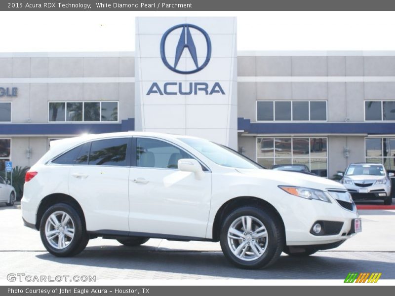 White Diamond Pearl / Parchment 2015 Acura RDX Technology