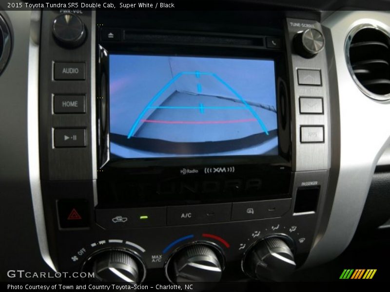 Super White / Black 2015 Toyota Tundra SR5 Double Cab