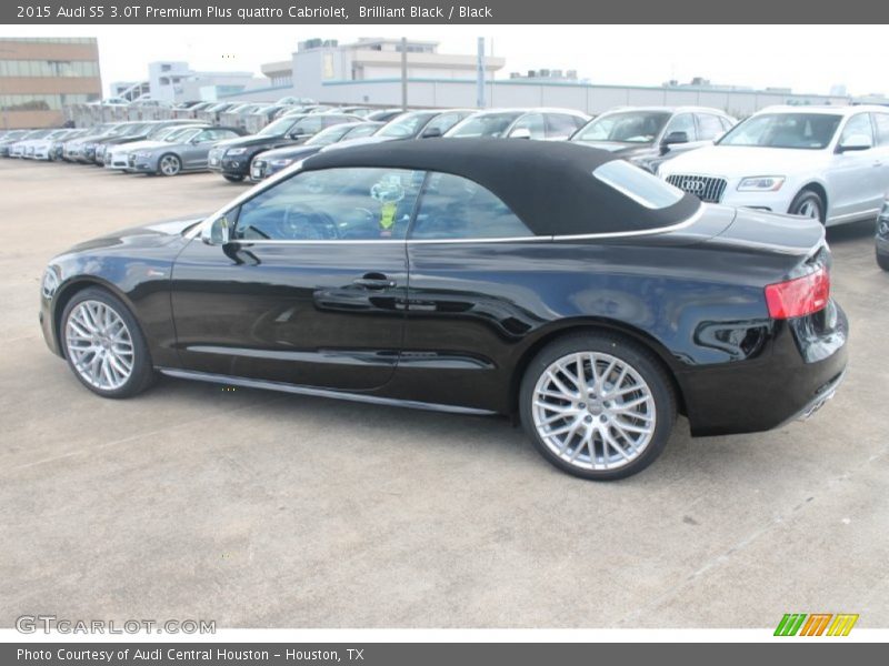 Brilliant Black / Black 2015 Audi S5 3.0T Premium Plus quattro Cabriolet