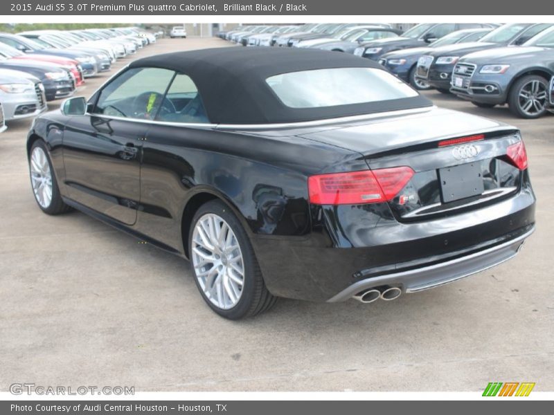 Brilliant Black / Black 2015 Audi S5 3.0T Premium Plus quattro Cabriolet