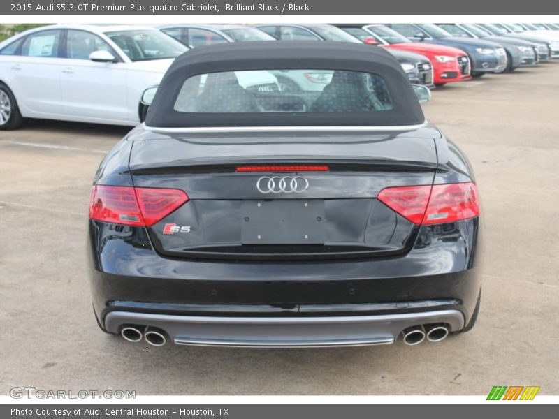 Brilliant Black / Black 2015 Audi S5 3.0T Premium Plus quattro Cabriolet