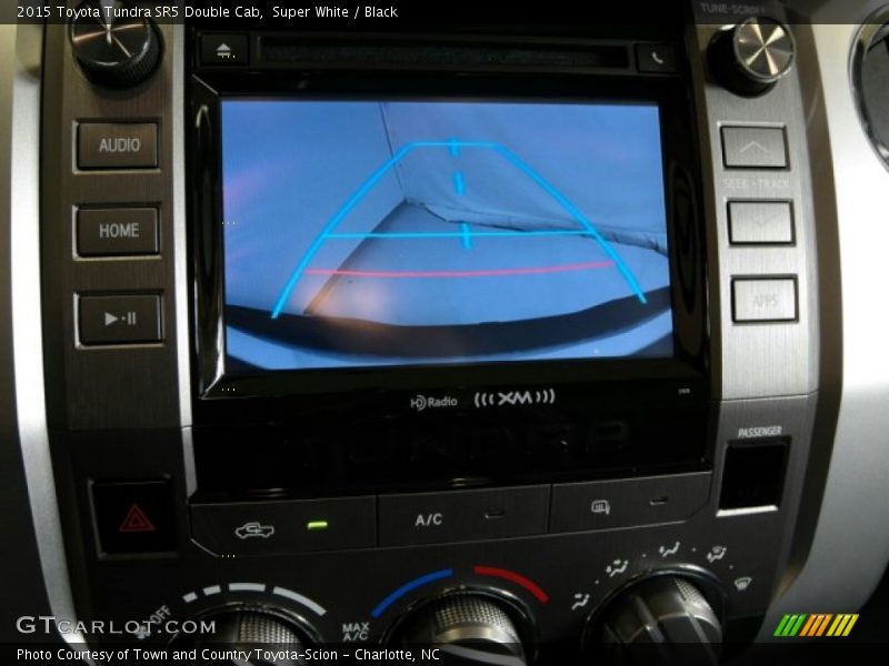 Super White / Black 2015 Toyota Tundra SR5 Double Cab
