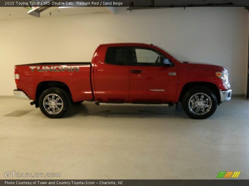 Radiant Red / Sand Beige 2015 Toyota Tundra SR5 Double Cab