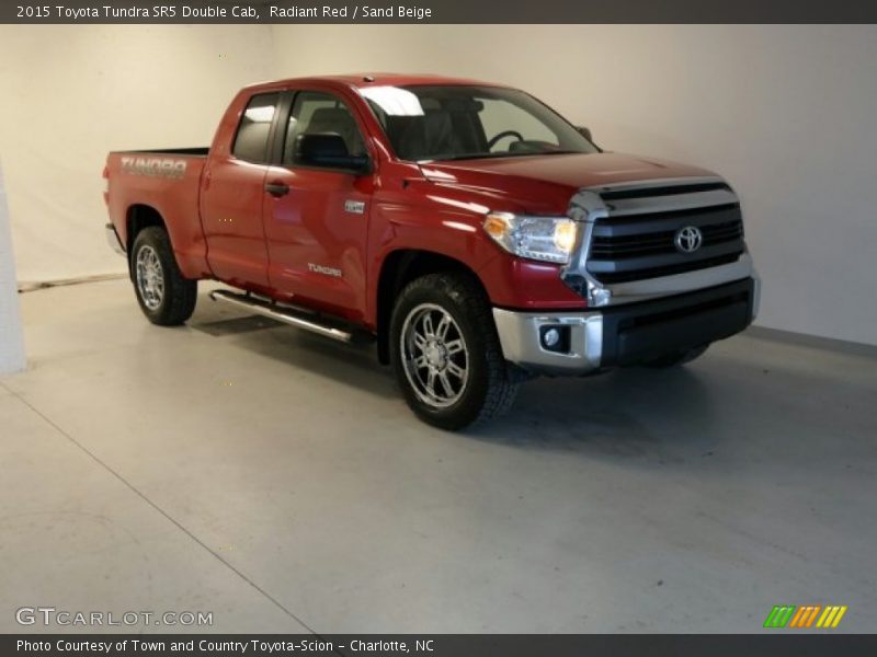 Radiant Red / Sand Beige 2015 Toyota Tundra SR5 Double Cab