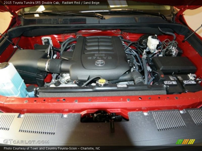 Radiant Red / Sand Beige 2015 Toyota Tundra SR5 Double Cab