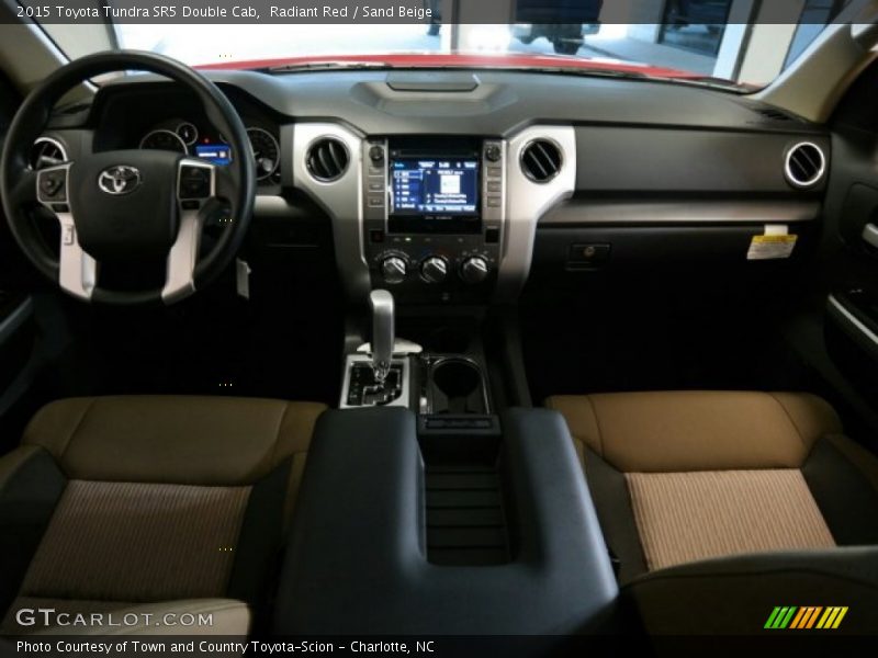 Radiant Red / Sand Beige 2015 Toyota Tundra SR5 Double Cab
