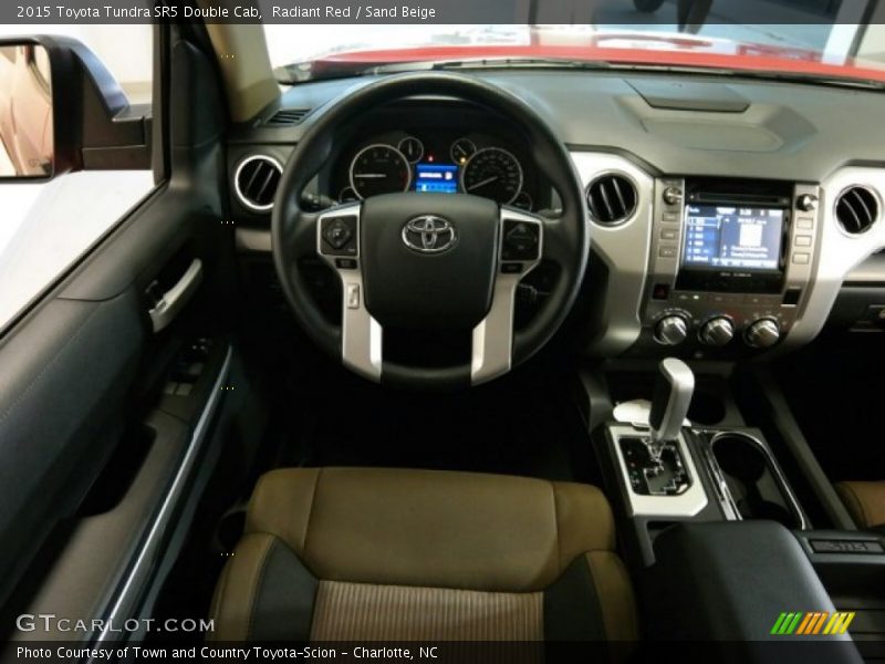 Radiant Red / Sand Beige 2015 Toyota Tundra SR5 Double Cab