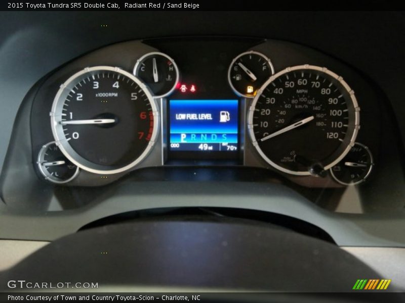 Radiant Red / Sand Beige 2015 Toyota Tundra SR5 Double Cab