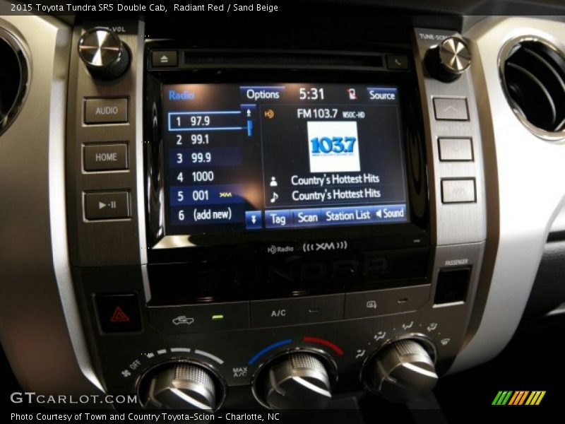 Radiant Red / Sand Beige 2015 Toyota Tundra SR5 Double Cab